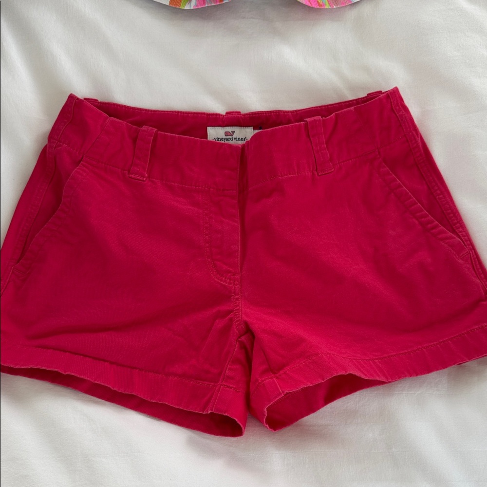 Vineyard Vines Women's Bright Pink Bermudas